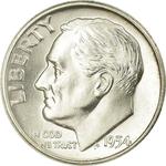 United States / One Dime 1954 Roosevelt - obverse photo