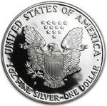 United States / Silver Ounce 1989 American Eagle / Proof (San Francisco Mint) - reverse photo