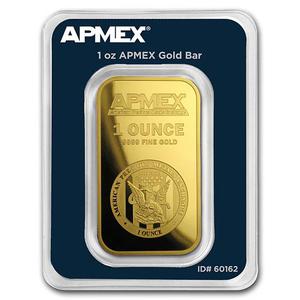 United States / Gold Ounce APMEX Bar - reverse photo