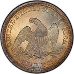 United States / Quarter Dollar 1864 Seated Liberty - reverse photo