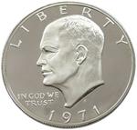 One Dollar 1971: Photo Coin, United States, One Dollar 1971 / thumbnail