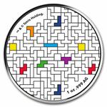 Silver Ounce 2021 Tetris - Tetrimino Blocks: Photo Coin, United States, Silver Ounce 2021 Tetris - Tetrimino Blocks / thumbnail