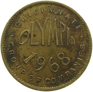United States / Medal 1968 Olympia Cincinnati - reverse photo