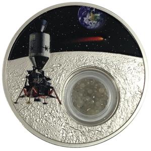 United States / Silver Ounce 2019 Moon Landing - reverse photo