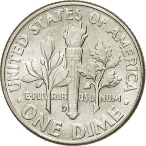 United States / One Dime 1959 Roosevelt - reverse photo