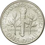 United States / One Dime 1959 Roosevelt - reverse photo