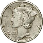 United States / One Dime 1927 Mercury - obverse photo