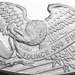 Silver Ounce - SilverTowne Retro Eagle Bar: Photo Coin, United States, Silver One Ounce Bar - SilverTowne Retro Eagle / thumbnail