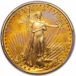 United States / Gold Quarter Ounce 2000 American Eagle / Proof (West Point Mint) - obverse photo