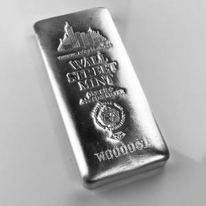 United States / Silver Kilo - Wall Street Mint Silver Bar - obverse photo