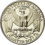 Quarter Dollar 1989 Washington: Photo United States - Washington Quarter 1989 / thumbnail