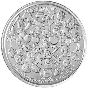 United States / Silver Ounce 2022 Emojis - Smiley - obverse photo