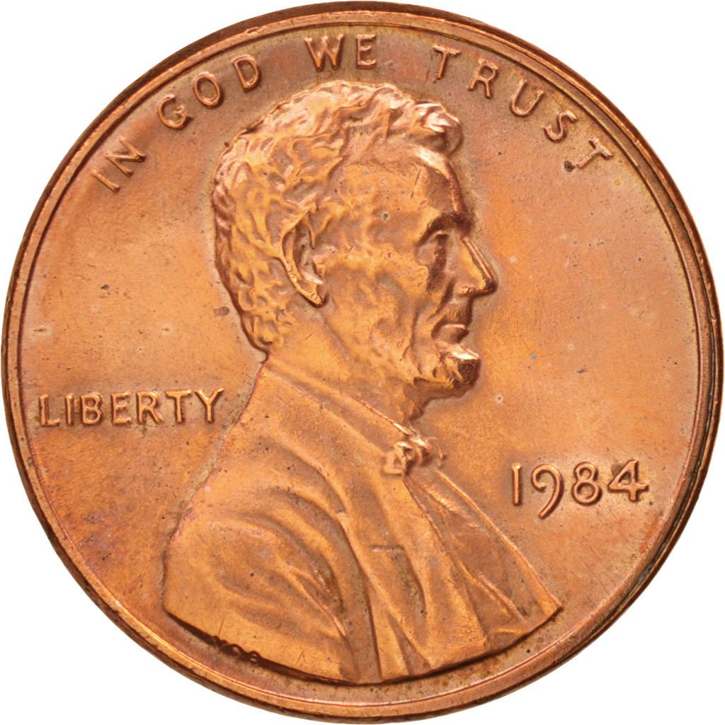 One Cent 1984 Lincoln Memorial Coin From United States Online Coin Club
