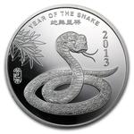 Silver Two Ounces 2013 Year of the Snake: Photo Coin, United States, Silver Two Ounces 2013 Year of the Snake / thumbnail