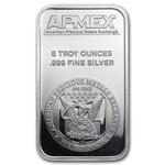 Silver Five Ounces APMEX Bar: Photo Coin, United States, Silver Five Ounces APMEX Bar / thumbnail