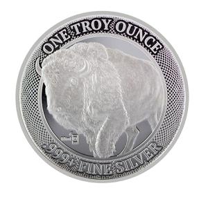 United States / Silver Ounce - MintID Buffalo Round - obverse photo