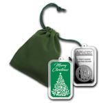 Silver Ounce 2019 Merry Christmas Tree - Bar: Photo Coin, United States, Silver Ounce 2019 Merry Christmas Tree - Bar / thumbnail