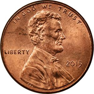 United States / One Cent 2015 Union Shield - obverse photo