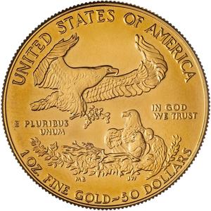 United States / Gold Ounce 1993 American Eagle - reverse photo