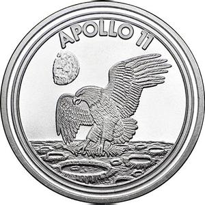 United States / Silver Ounce 2019 Apollo 11 - obverse photo