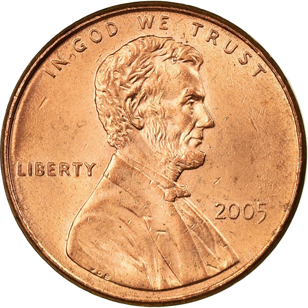 One Cent 2005 Lincoln Memorial Coin From United States Online Coin Club