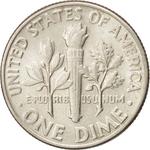 One Dime 1958 Roosevelt: Photo United States - Roosevelt Dime 1958 / thumbnail