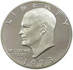 One Dollar 1973: Photo Coin, United States, One Dollar 1973 / thumbnail