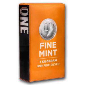 United States / Silver Kilo 9Fine Mint Cast Bar - reverse photo