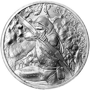 United States / Silver Ounce Medieval Legends - Robin Hood - reverse photo