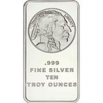 Silver Ten Ounces SilverTowne - Buffalo Bar: Photo Coin, United States, Silver Ten Ounces SilverTowne - Buffalo Bar / thumbnail