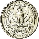 United States / Quarter Dollar 1990 Washington - reverse photo