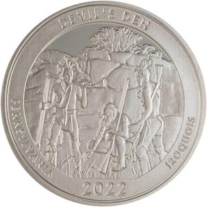 United States / Silver Ounce 2022 America the Beautiful - Pennsylvania - reverse photo