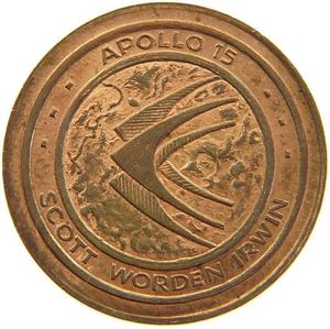 United States / Medal 1971 Apollo 15 - obverse photo