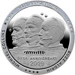 Silver Ounce 2019 Apollo 11 - The Crew: Photo Coin, United States, Silver Ounce 2019 Apollo 11 - The Crew / thumbnail