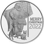 Silver Ounce 2022 Merry Christmas: Photo Coin, United States, Silver Ounce 2022 Merry Christmas / thumbnail