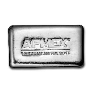 United States / Silver Kilo APMEX Cast Bar - reverse photo