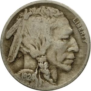 United States / Five Cents 1924 Buffalo Nickel - obverse photo