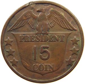 United States / Jeton 1857 James Buchanan - obverse photo