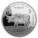 Silver Half Ounce 2021 Year of the Ox: Photo Coin, United States, Silver Half Ounce 2021 Year of the Ox / thumbnail