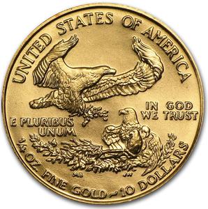 United States / Gold Quarter Ounce 1988 American Eagle - reverse photo