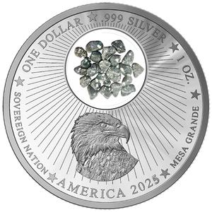 United States / Silver Ounce 2025 Built by Aliens - Stonehenge - obverse photo