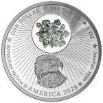 Silver Ounce 2025 Built by Aliens - Stonehenge: Photo Coin, United States, Silver Ounce 2025 Built by Aliens - Stonehenge / thumbnail