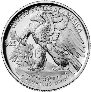 United States / Palladium Ounce 2024 American Eagle - reverse photo