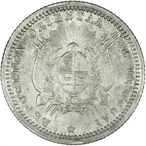 Uruguay / Ten Centesimos 1893 - obverse photo