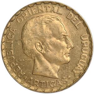 Uruguay / Five Pesos 1930 - reverse photo