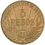 Five Pesos 1930: Photo Coin, Uruguay, Five Pesos 1930 / thumbnail