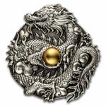 Silver Three Ounces 2024 Year of the Dragon: Photo Coin, Vanuatu, Silver Three Ounces 2024 Year of the Dragon / thumbnail