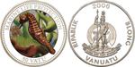 Silver Ounce 2006 Marine Life Protection - Sea Horse: Photo Coin, Vanuatu, Silver Ounce 2006 Marine Life Protection - Sea Horse / thumbnail