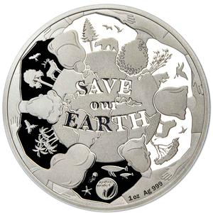 Vanuatu / Silver Ounce 2022 Save Our Earth - reverse photo