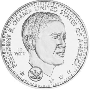 Vanuatu / Ten Vatu 2009 Barack Obama - reverse photo